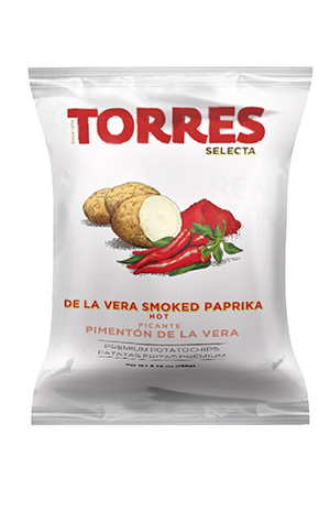 Selecta potato chips de La Vera hot smoked paprika
