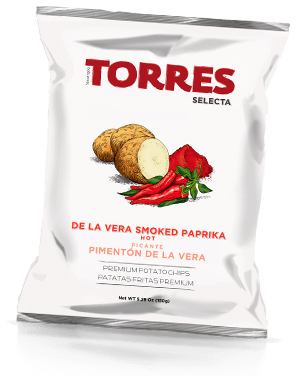 Patatas fritas selecta pimenton de La Vera picanted
